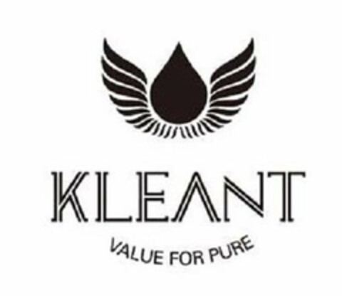 KLEANT VALUE FOR PURE Logo (USPTO, 26.05.2020)