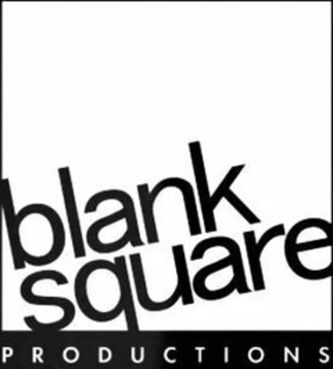 BLANK SQUARE PRODUCTIONS Logo (USPTO, 16.06.2020)