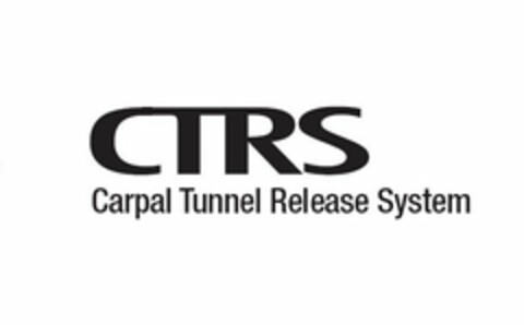 CTRS CARPAL TUNNEL RELEASE SYSTEM Logo (USPTO, 13.02.2009)