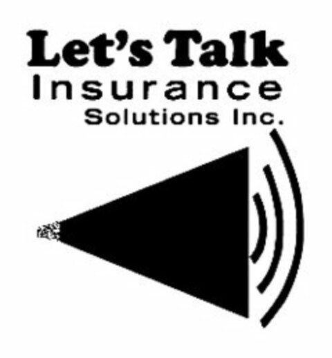 LET'S TALK INSURANCE SOLUTIONS INC. Logo (USPTO, 25.02.2009)