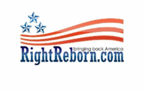 RIGHTREBORN.COM BRINGING BACK AMERICA Logo (USPTO, 01.05.2009)