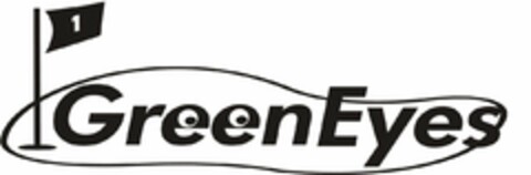 GREEN EYES 1 Logo (USPTO, 01/22/2010)