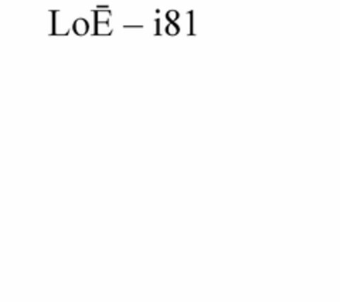 LOE - I81 Logo (USPTO, 03/05/2010)