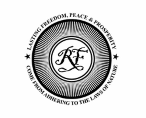 RF LASTING FREEDOM, PEACE & PROSPERITY COME FROM ADHERING TO THE LAWS OF NATURE Logo (USPTO, 12.04.2010)