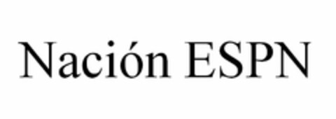 NACIÓN ESPN Logo (USPTO, 01.06.2010)