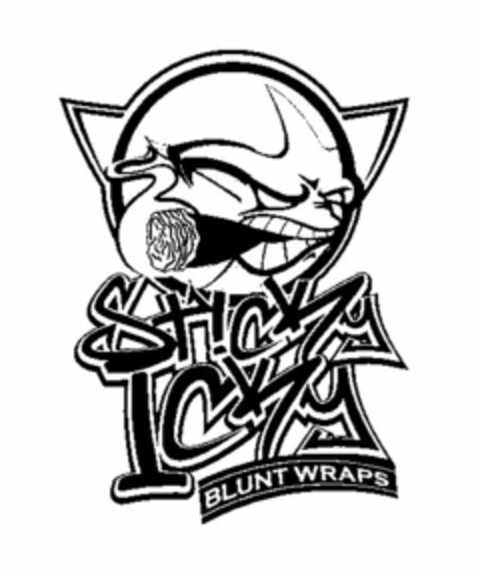 STICKY ICKY BLUNT WRAPS Logo (USPTO, 18.05.2011)