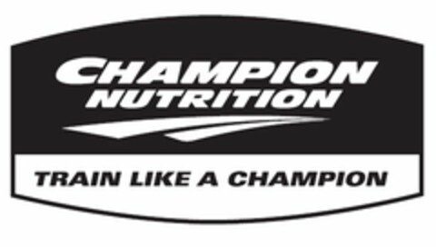 CHAMPION NUTRITION TRAIN LIKE A CHAMPION Logo (USPTO, 28.10.2011)