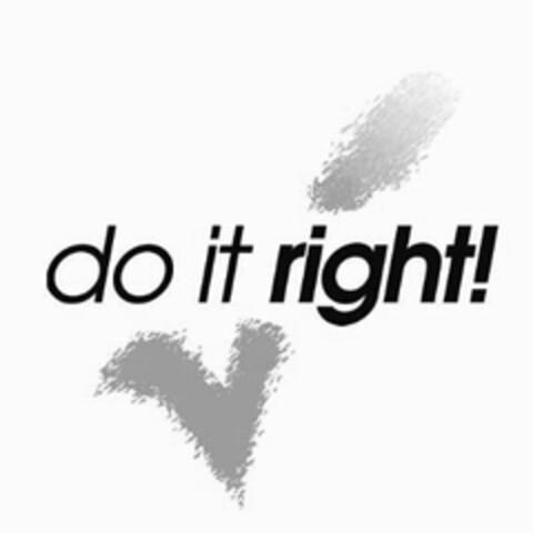 DO IT RIGHT! Logo (USPTO, 01.12.2011)