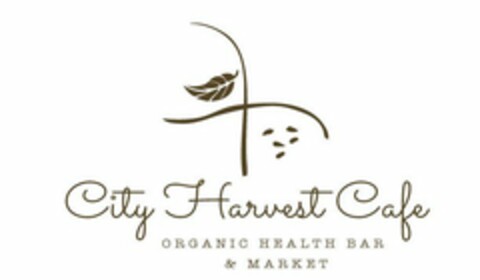 CITY HARVEST CAFE ORGANIC HEALTH BAR & MARKET Logo (USPTO, 07/02/2014)