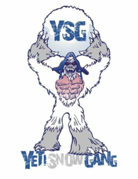 YSG YETI SNOW GANG Logo (USPTO, 12.11.2015)