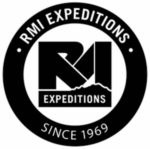 RMI EXPEDITIONS SINCE 1969 Logo (USPTO, 03/01/2016)