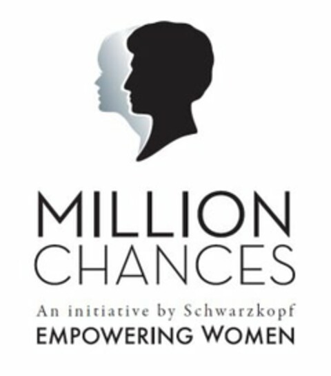 MILLION CHANCES AN INITIATIVE BY SCHWARZKOPF EMPOWERING WOMEN Logo (USPTO, 15.04.2016)