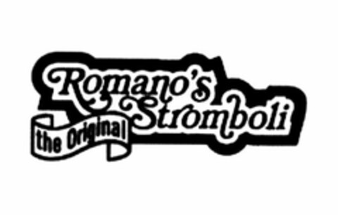 ROMANO'S STROMBOLI THE ORIGINAL Logo (USPTO, 26.09.2016)