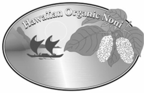 HAWAIIAN ORGANIC NONI Logo (USPTO, 06/20/2017)