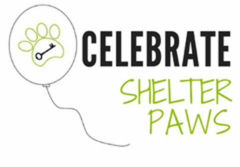 CELEBRATE SHELTER PAWS Logo (USPTO, 06.09.2017)