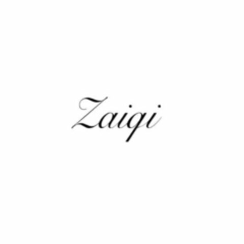 ZAIQI Logo (USPTO, 02/26/2018)