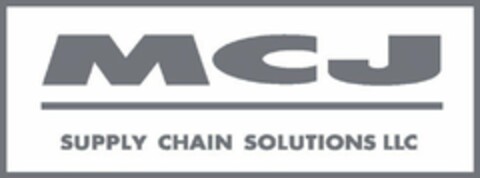 MCJ SUPPLY CHAIN SOLUTIONS LLC Logo (USPTO, 08/08/2018)