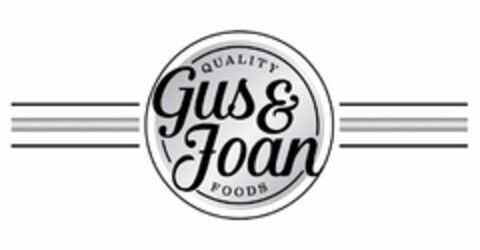 GUS & JOAN QUALITY FOODS Logo (USPTO, 08/21/2018)