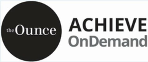 THE OUNCE ACHIEVE ON DEMAND Logo (USPTO, 23.08.2018)