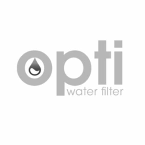 OPTI WATER FILTER Logo (USPTO, 09.10.2018)