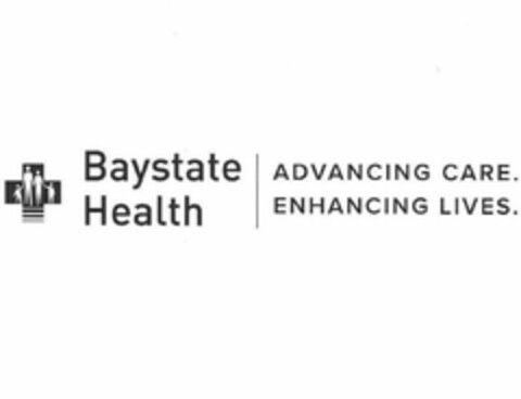 BAYSTATE HEALTH ADVANCING CARE. ENHANCING LIVES. Logo (USPTO, 01/23/2019)