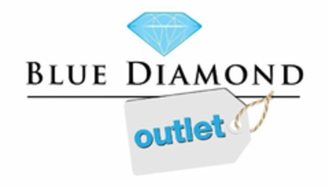 BLUE DIAMOND OUTLET Logo (USPTO, 05/01/2019)