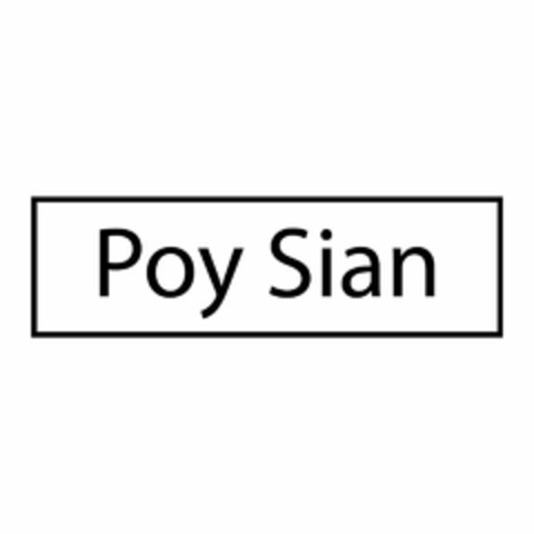 POY SIAN Logo (USPTO, 30.05.2019)