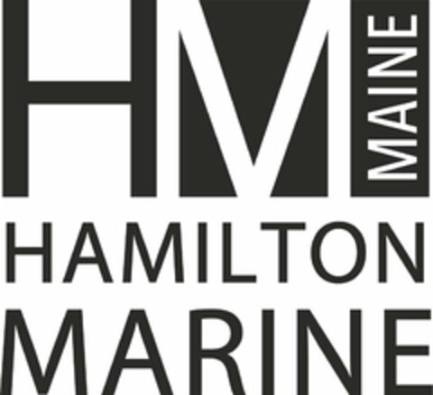 HM MAINE HAMILTON MARINE Logo (USPTO, 07.06.2019)