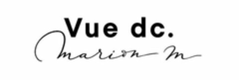 VUE DC. MARION M Logo (USPTO, 18.07.2019)