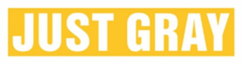 JUST GRAY Logo (USPTO, 07/23/2019)