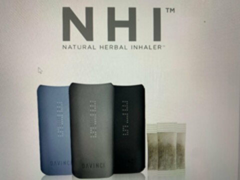 NHI NATURAL HERBAL INHALER DAVINCI DAVINCI Logo (USPTO, 29.01.2020)