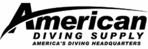 AMERICAN DIVING SUPPLY AMERICA'S DIVING HEADQUARTERS Logo (USPTO, 13.02.2020)