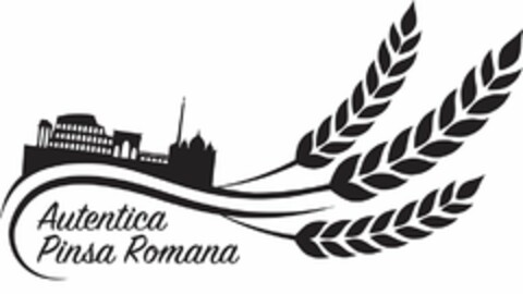 AUTENTICA PINSA ROMANA Logo (USPTO, 02/27/2020)