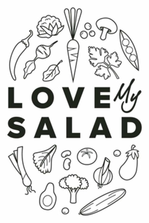 LOVE MY SALAD Logo (USPTO, 27.03.2020)