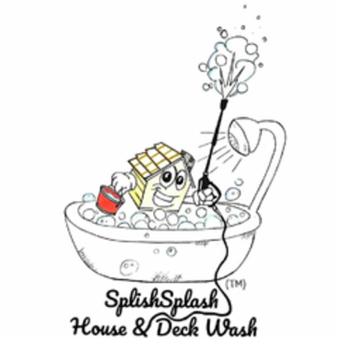 SPLISHSPLASH HOUSE & DECK WASH Logo (USPTO, 13.05.2020)