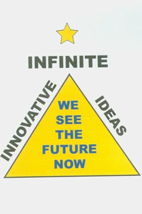 INFINITE INNOVATIVE IDEAS WE SEE THE FUTURE NOW Logo (USPTO, 02/04/2009)