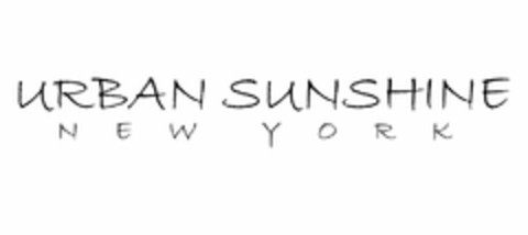 URBAN SUNSHINE NEW YORK Logo (USPTO, 06/21/2009)