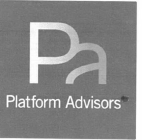 PA PLATFORM ADVISORS Logo (USPTO, 27.01.2010)