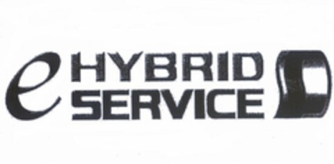 E HYBRID SERVICE S Logo (USPTO, 23.06.2010)