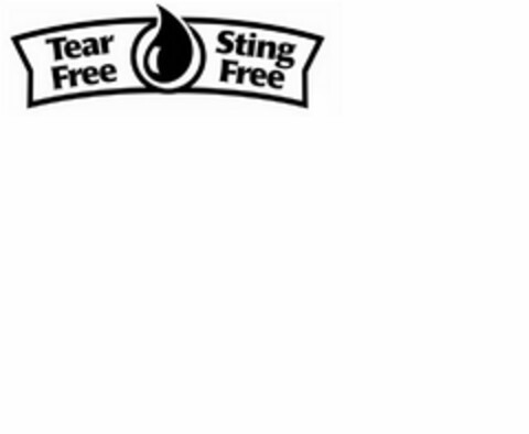 TEAR FREE STING FREE Logo (USPTO, 06/24/2010)