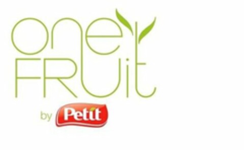 ONE FRUIT BY PETIT Logo (USPTO, 16.09.2010)