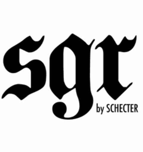 SGR BY SCHECTER Logo (USPTO, 27.10.2010)