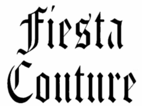 FIESTA COUTURE Logo (USPTO, 21.12.2010)
