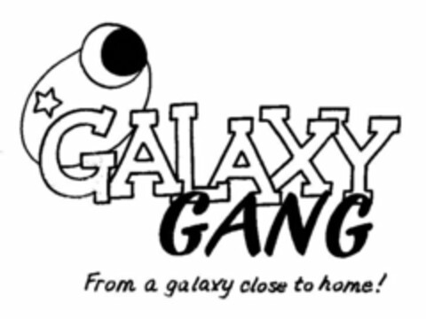 GALAXY GANG FROM A GALAXY CLOSE TO HOME! Logo (USPTO, 08/18/2011)