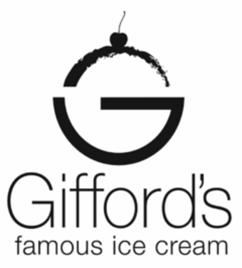 G GIFFORD'S FAMOUS ICE CREAM Logo (USPTO, 09.12.2011)