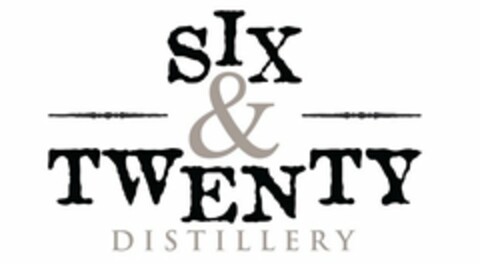 SIX & TWENTY DISTILLERY Logo (USPTO, 22.03.2012)