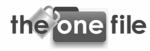 THEONEFILE Logo (USPTO, 23.08.2012)