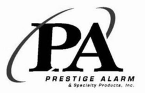 PA PRESTIGE ALARM & SPECIALTY PRODUCTS, INC. Logo (USPTO, 03/15/2013)