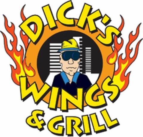 DICK'S WINGS & GRILL Logo (USPTO, 05/29/2013)