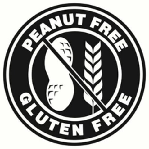 PEANUT FREE GLUTEN FREE Logo (USPTO, 03.12.2013)